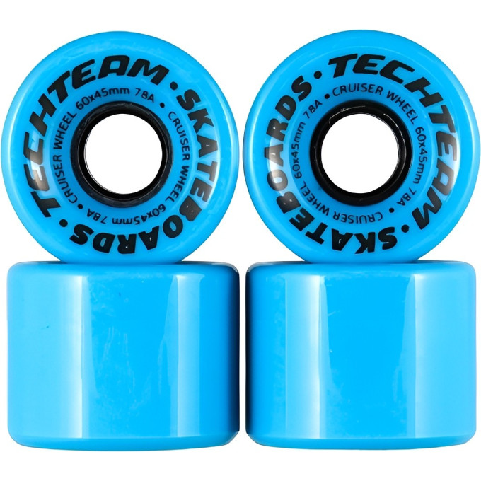 Колеса TECH TEAM для круизера 60х45 мм, 78А, 70% отскок, 4 шт.154622 NN004255
